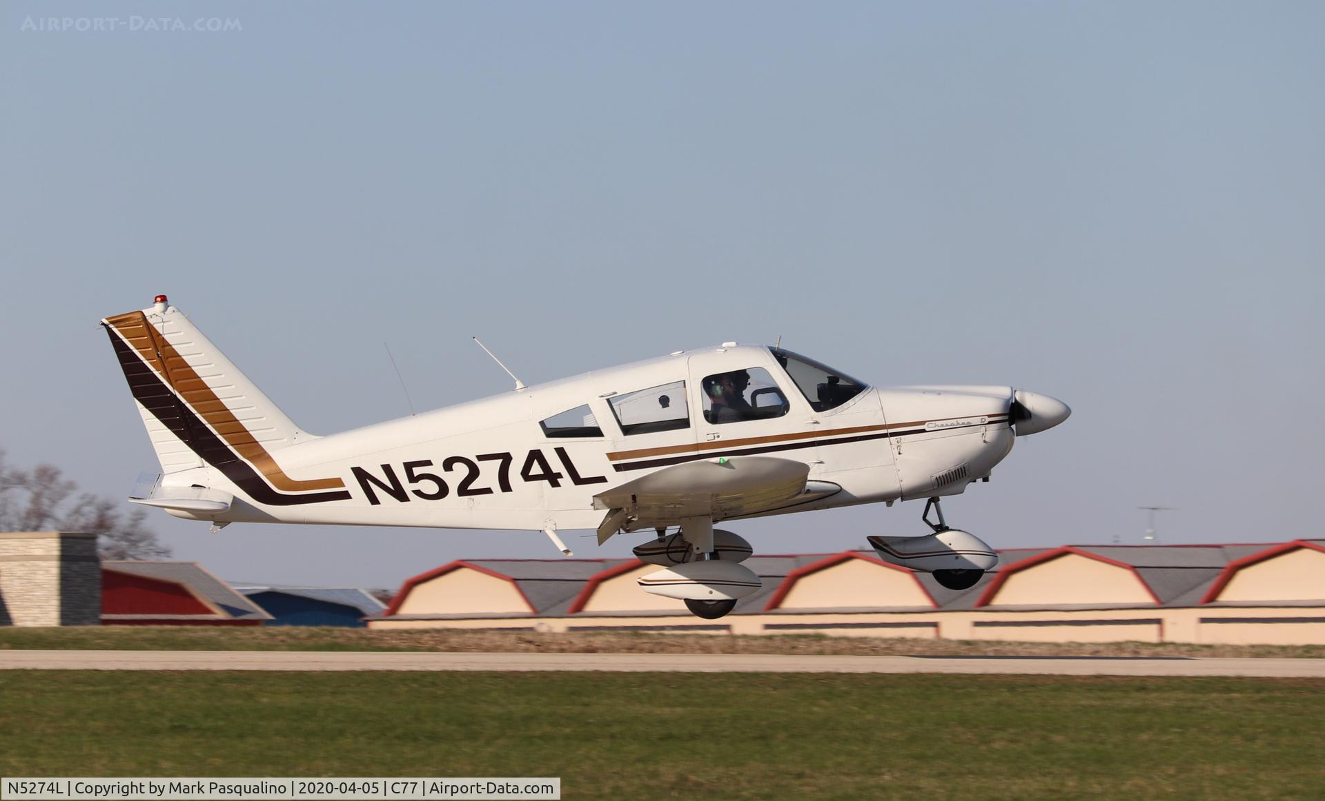 N5274L, 1967 Piper PA-28-180 C/N 28-4573, Piper PA-28-180
