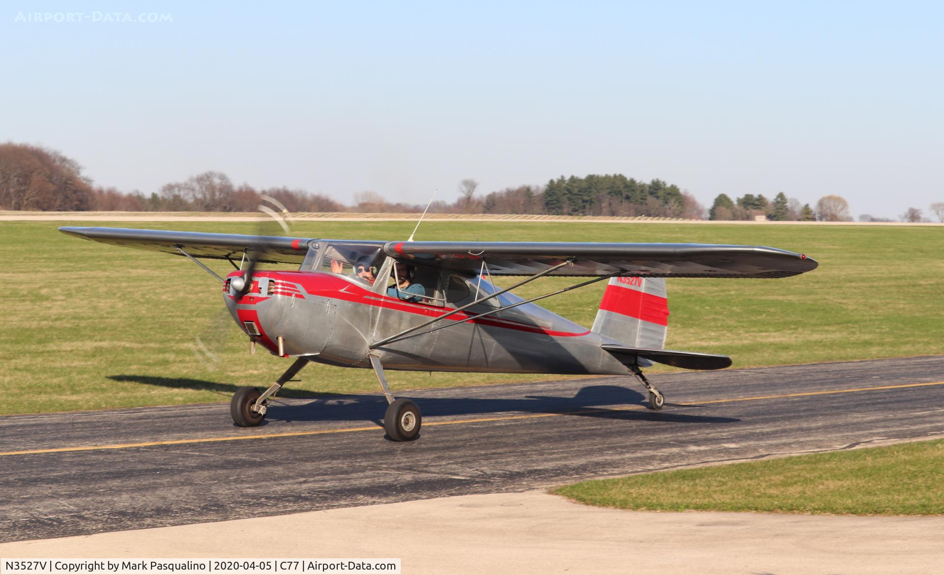 N3527V, 1948 Cessna 140 C/N 14796, Cessna 140