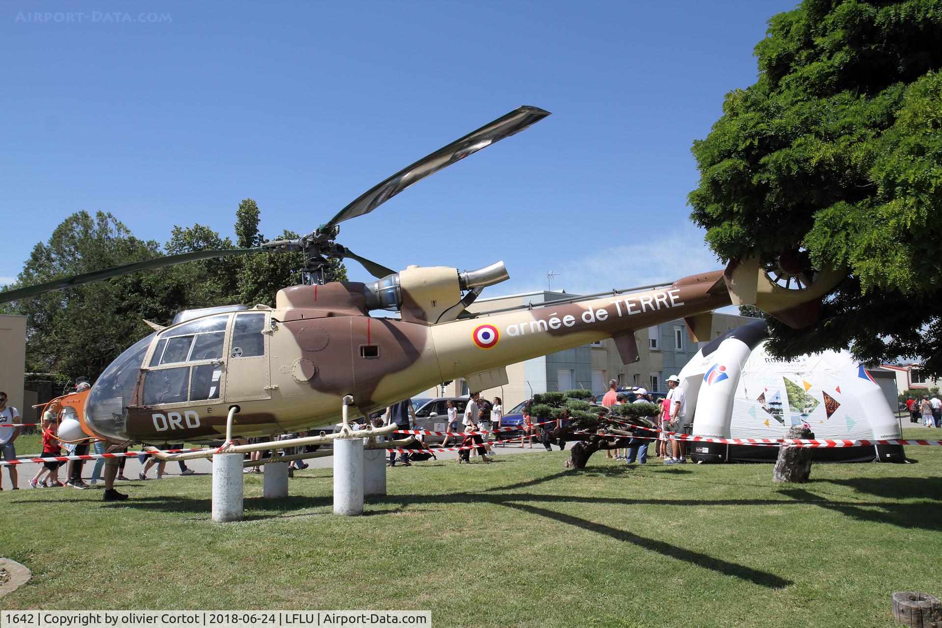 1642, Aerospatiale SA-341F Gazelle C/N 1642, 2018 Valence airshow