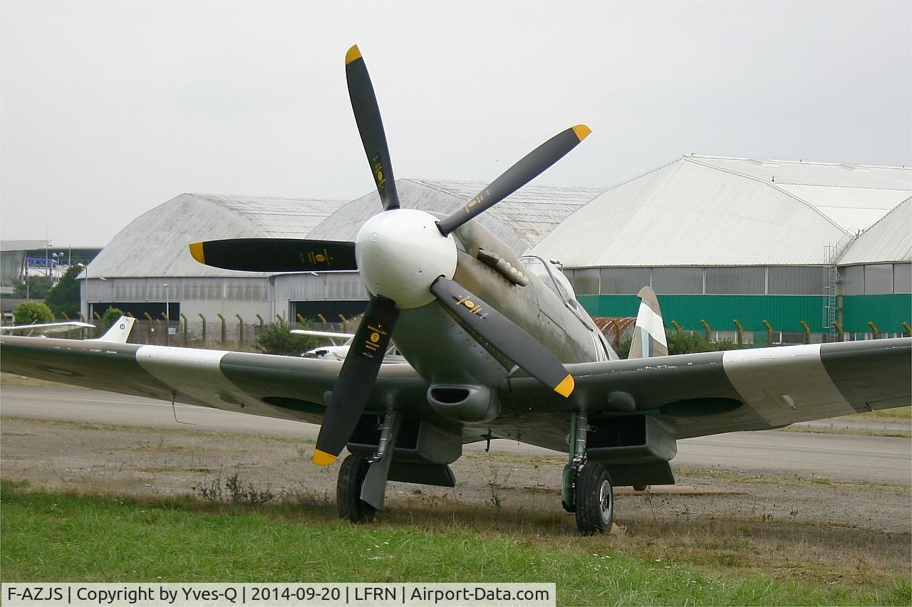F-AZJS, 1944 Supermarine 389 Spitfire PR.XIX C/N 6S/585110, Supermarine 389 Spitfire PR.XIX, Static display, Rennes-St Jacques airport (LFRN-RNS) Air show 2014