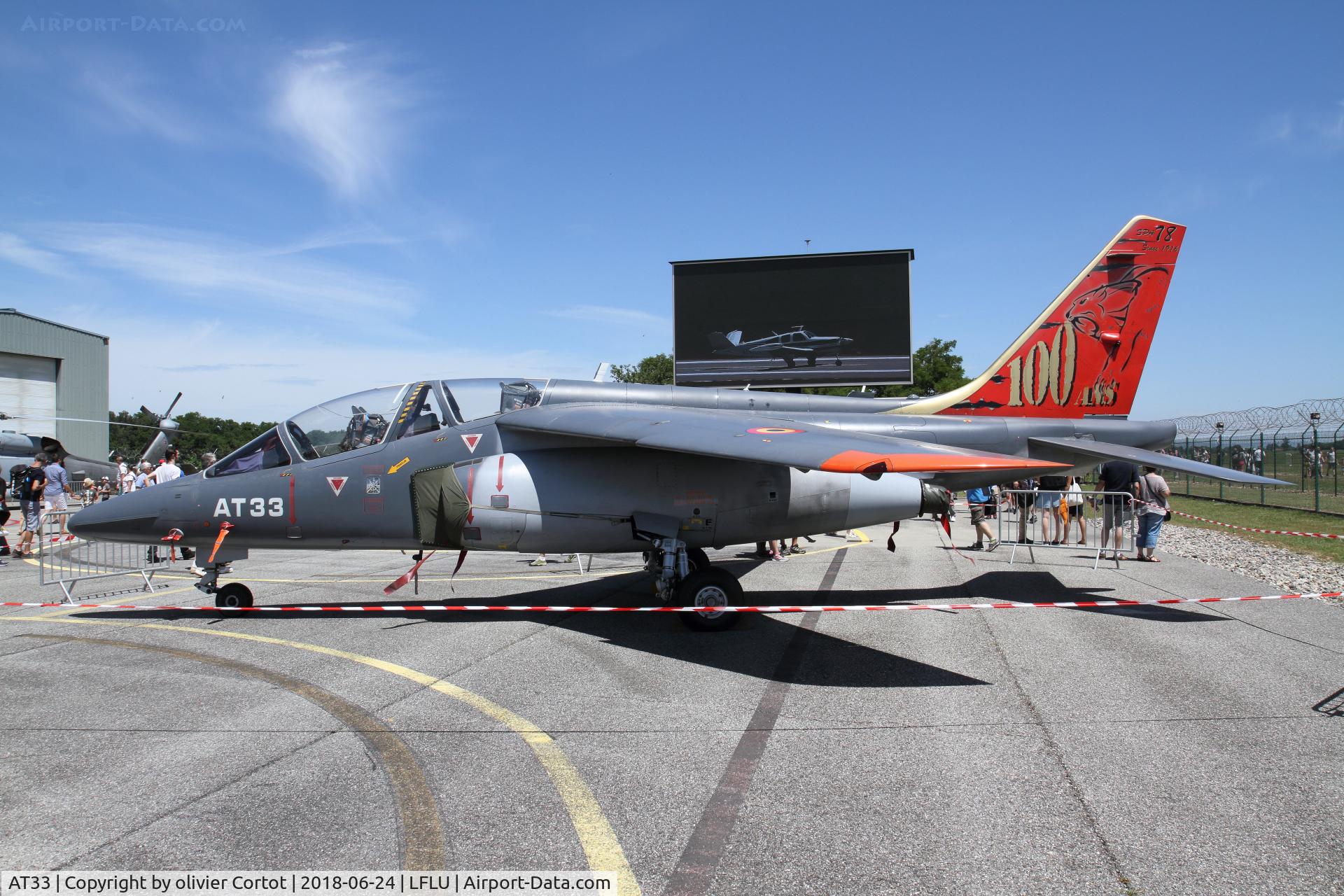 AT33, Dassault-Dornier Alpha Jet 1B C/N B33/1155, 2018 Valence airshow