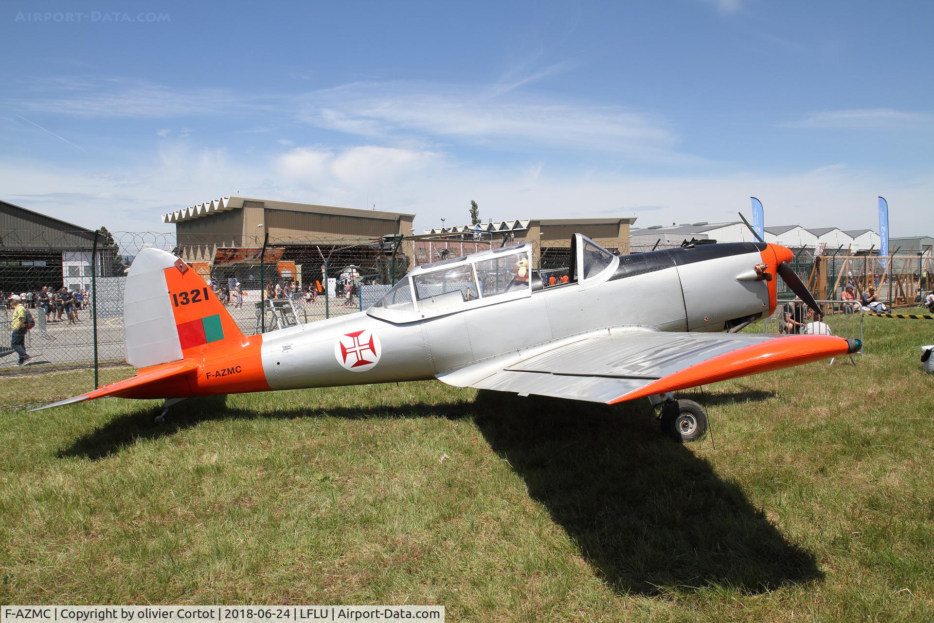 F-AZMC, 1955 OGMA DHC-1 Chipmunk T.20 C/N OGMA-11, Valence airshow 2018