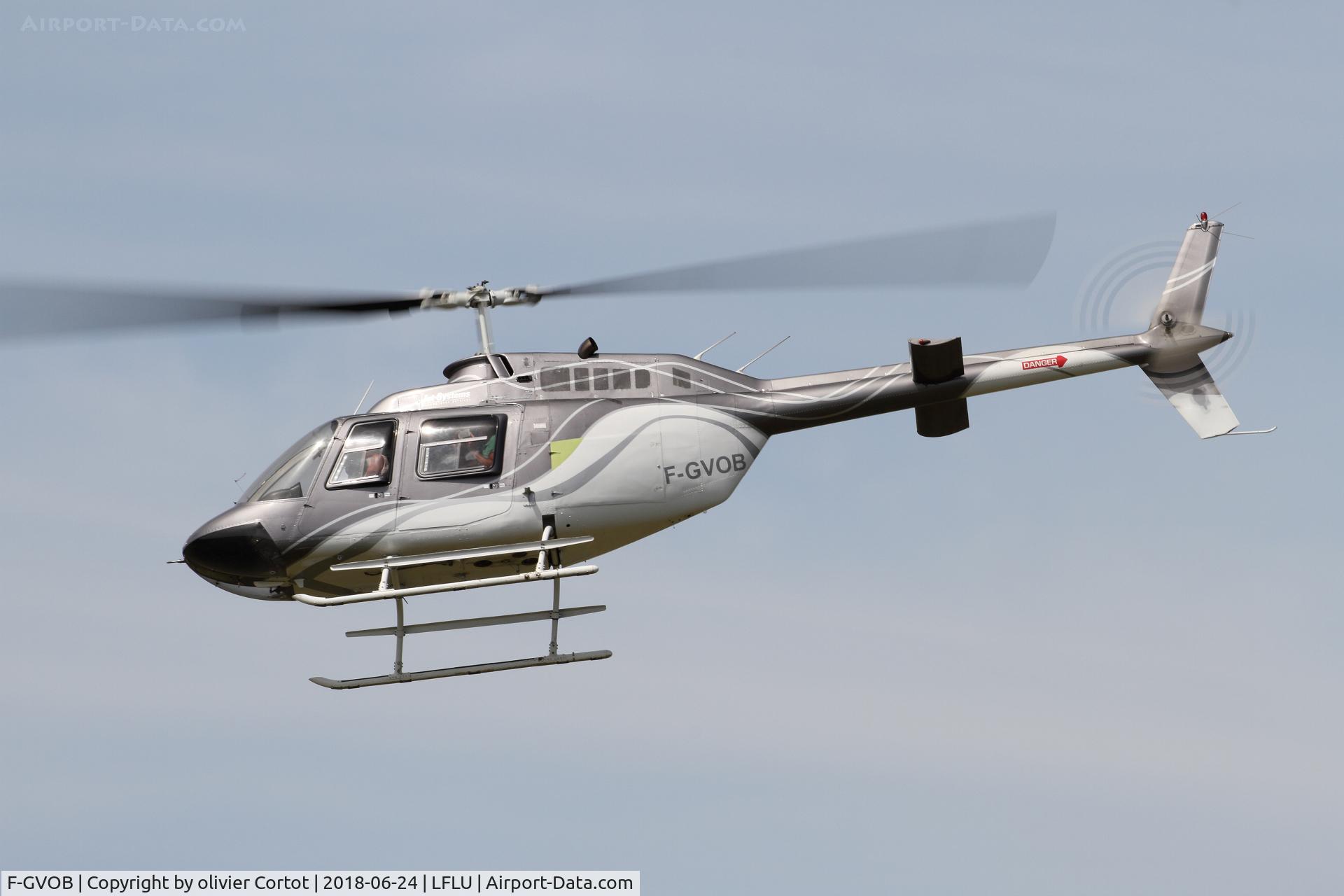 F-GVOB, Bell 206B JetRanger III C/N 2624, Valence 2018 airshow
