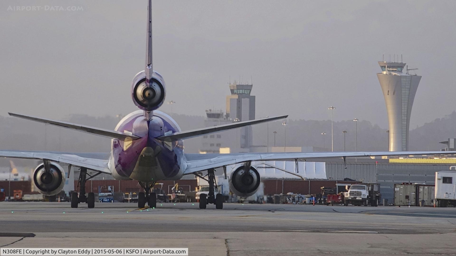 N308FE, 1986 McDonnell Douglas MD-10-30F C/N 48297, SFO 2015