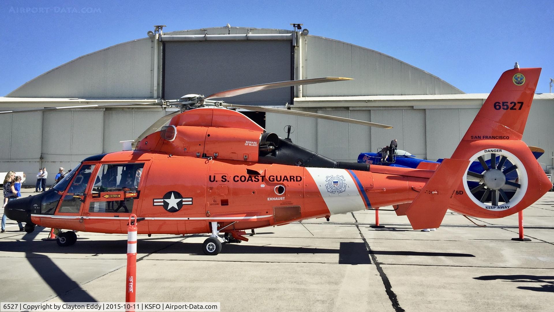 6527, Aérospatiale HH-65B Dolphin C/N 6171, SFO 2015.