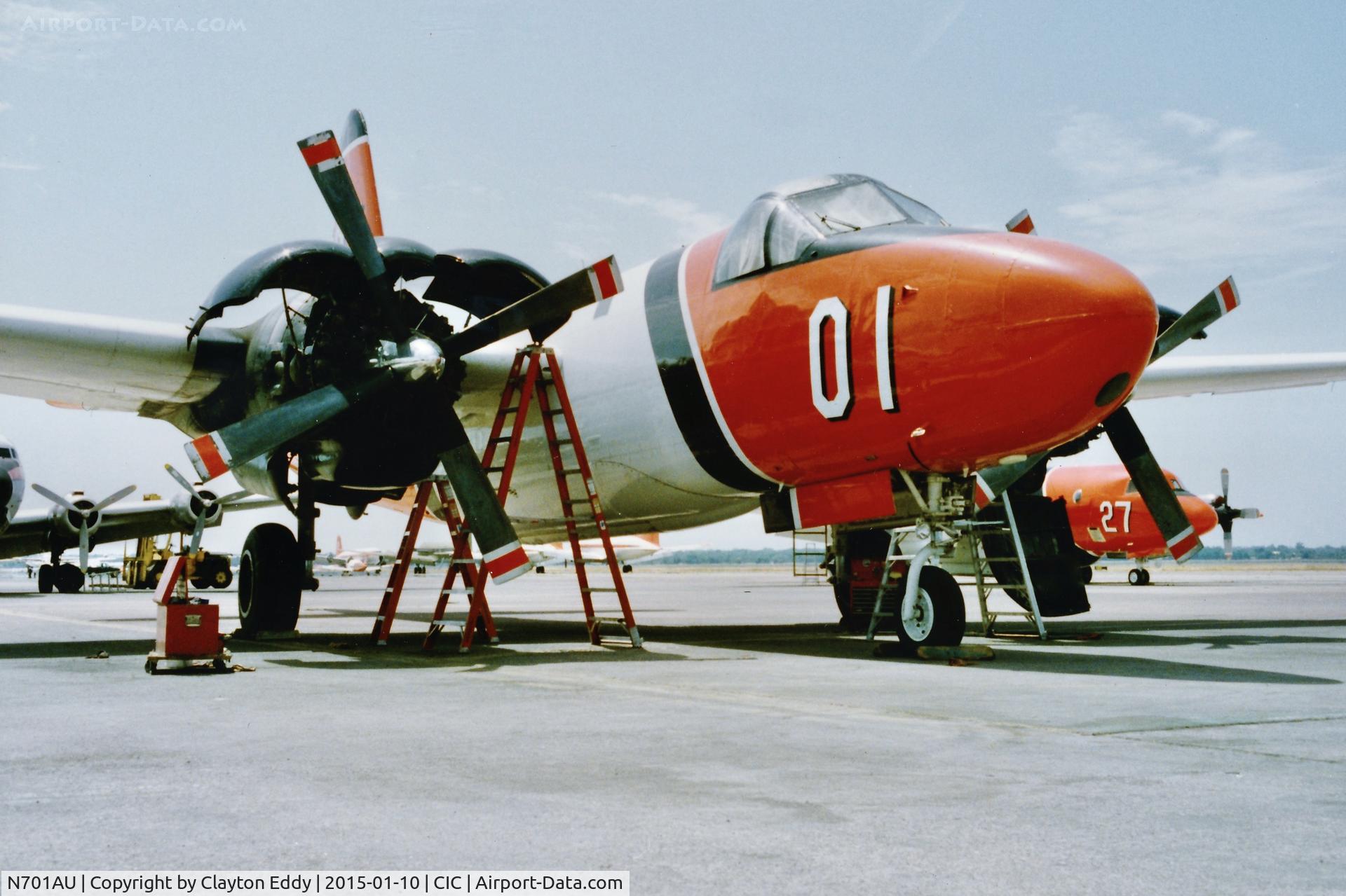 N701AU, 1959 Lockheed P2V-7 Firestar Neptune C/N 726-7190 (145920), Chico Airport California 1990'S?