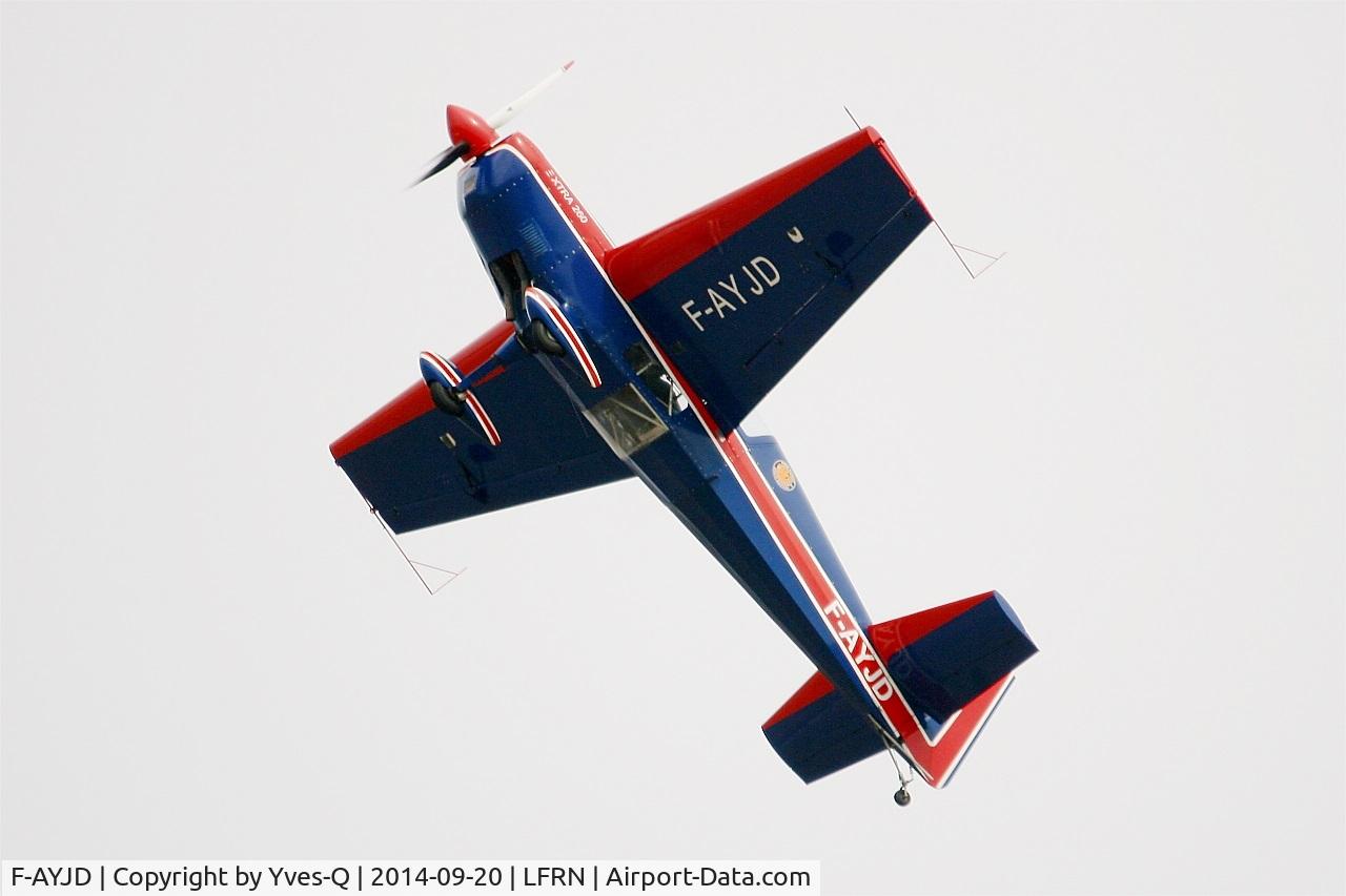 F-AYJD, 1990 Extra EA-260 C/N 02, Extra EA-260, Solo display, Rennes-St Jacques airport (LFRN-RNS) Air show 2014