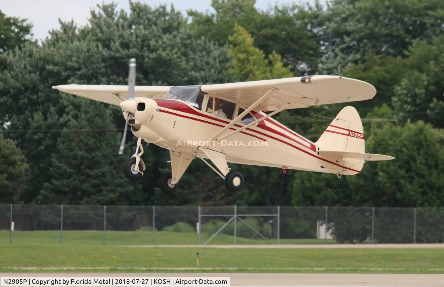 N2905P, 1955 Piper PA-22-150 Tri-Pacer C/N 22-3172, PA-22