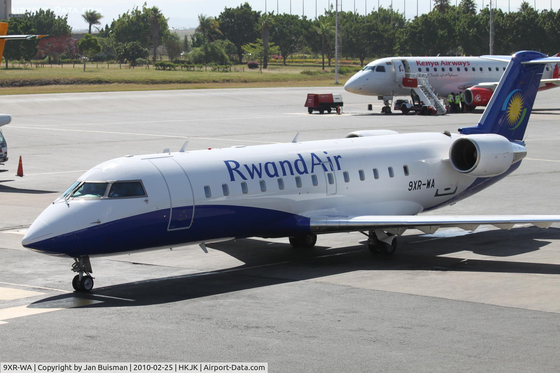 9XR-WA, 2000 Bombardier CRJ-200ER (CL-600-2B19) C/N 7439, Rwandair Express