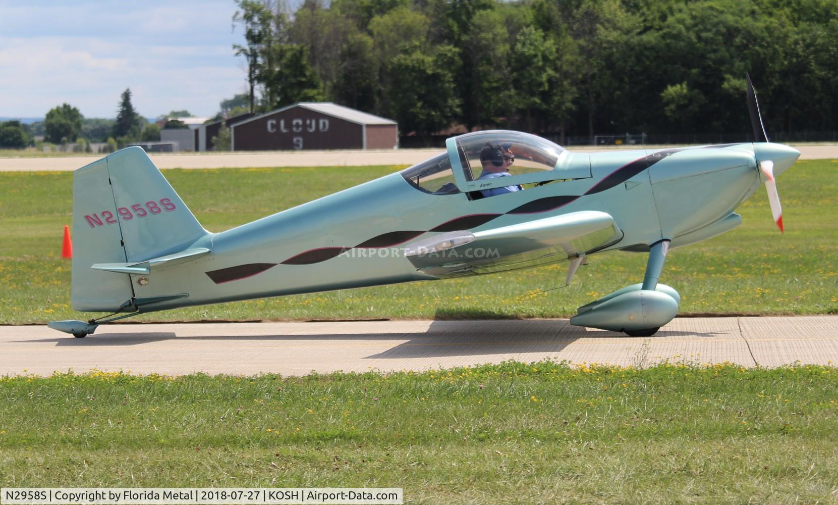 N2958S, 1998 Vans RV-6 C/N 23600, Vans RV-6
