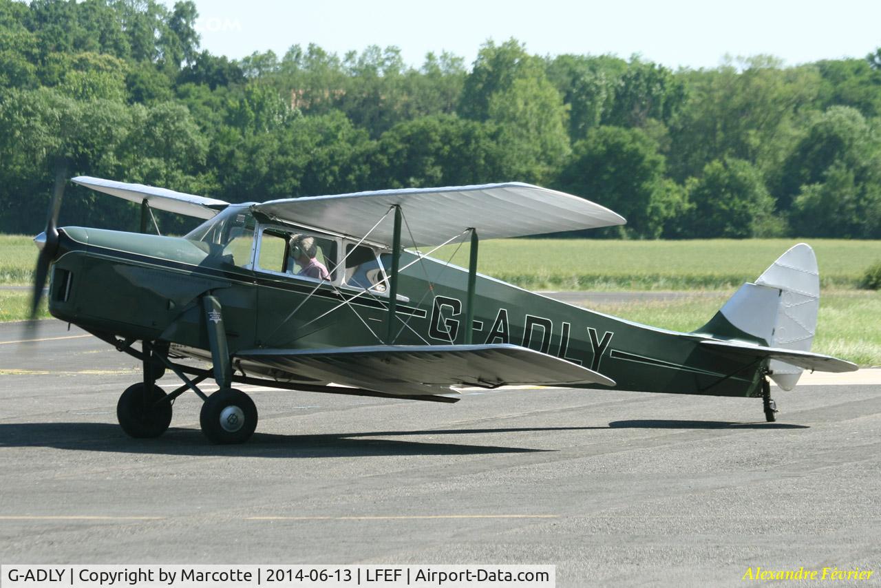 G-ADLY, 1935 De Havilland DH.87B Hornet Moth C/N 8020, Nice visitor at Amboise-Dierre !