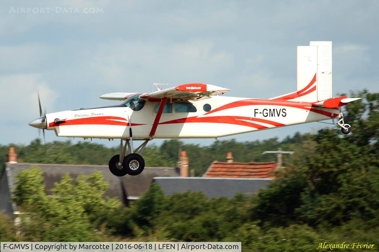 F-GMVS, 1961 Pilatus PC-6/B2-H2 Turbo Porter C/N 518, Short final runway 22.