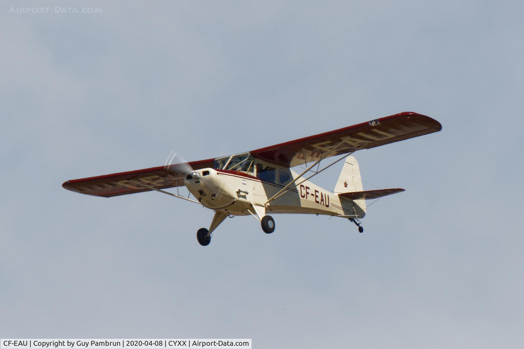 CF-EAU, 1946 Fleet 80 Canuck C/N 139, Short final for 19