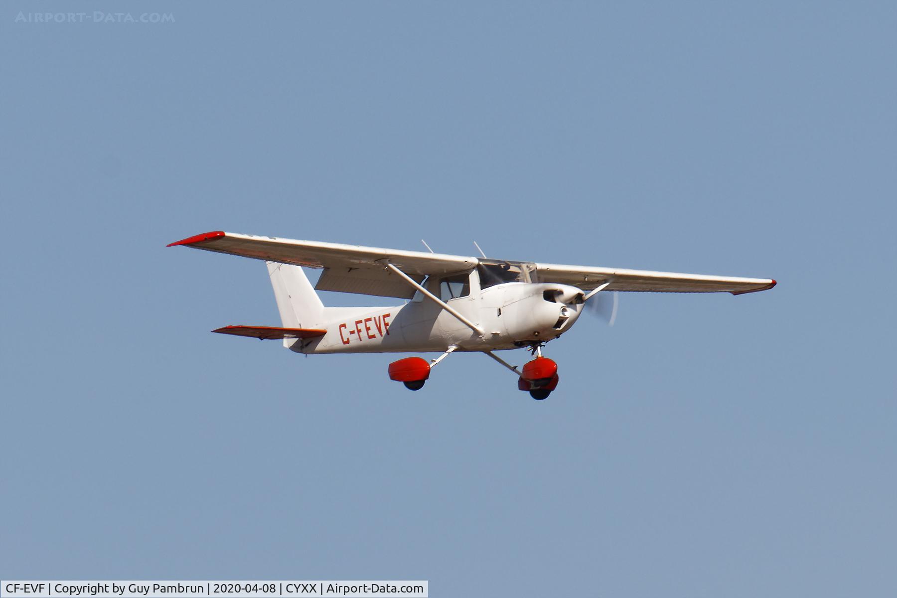 CF-EVF, 1974 Cessna 150L C/N 15075523, Short final for 19