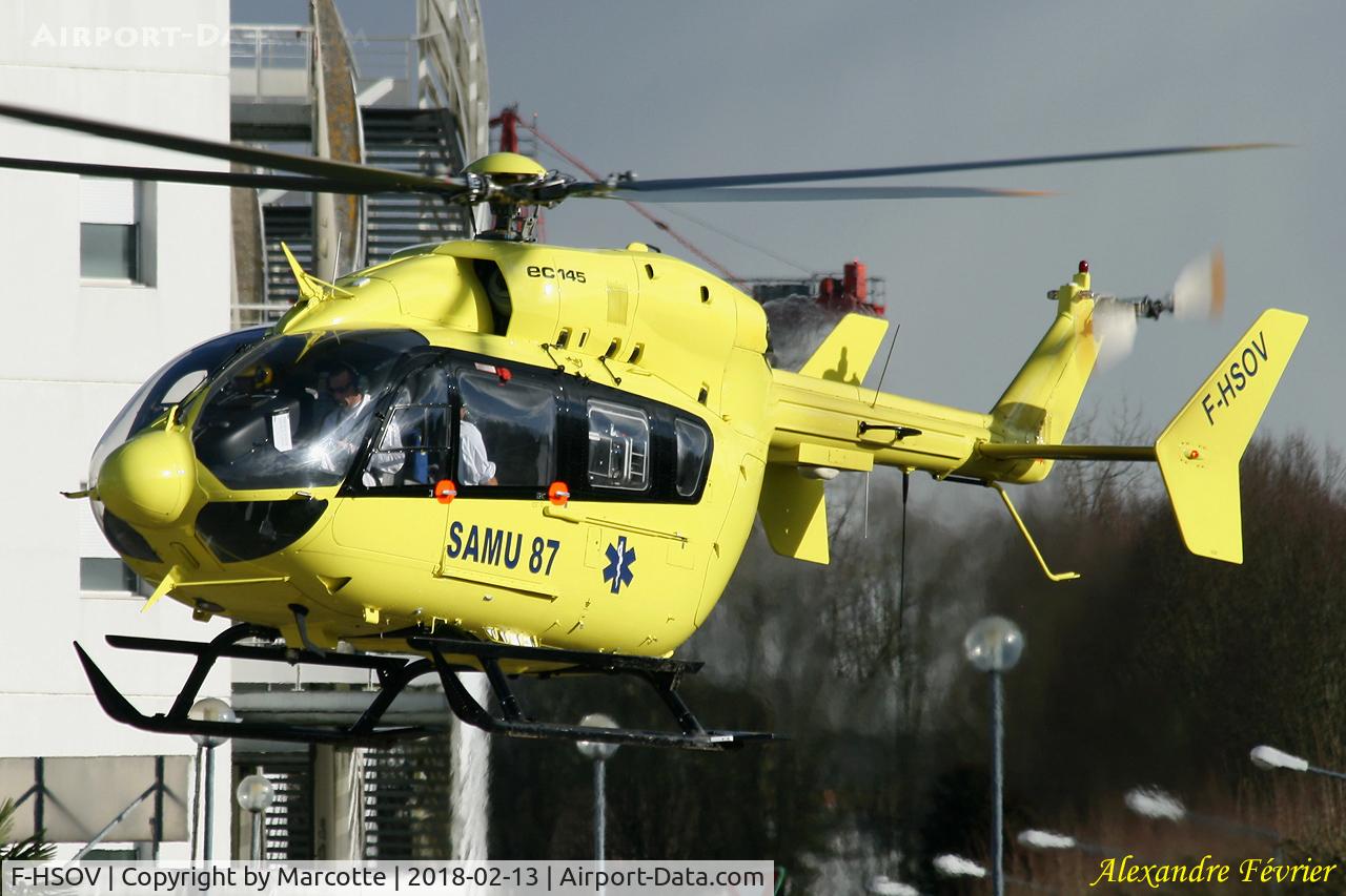 F-HSOV, Eurocopter EC-145 (BK-117C-2) C/N 9189, Trousseau hospital.