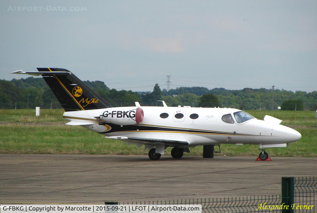 G-FBKG, 2010 Cessna 510 Citation Mustang Citation Mustang C/N 510-0361, Parked.