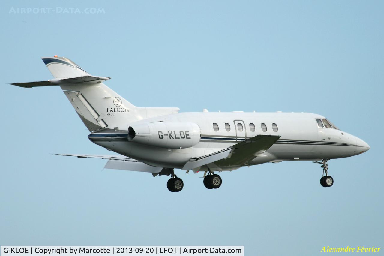 G-KLOE, 2004 Raytheon Hawker 800XP C/N 258674, Final rwy 20.
