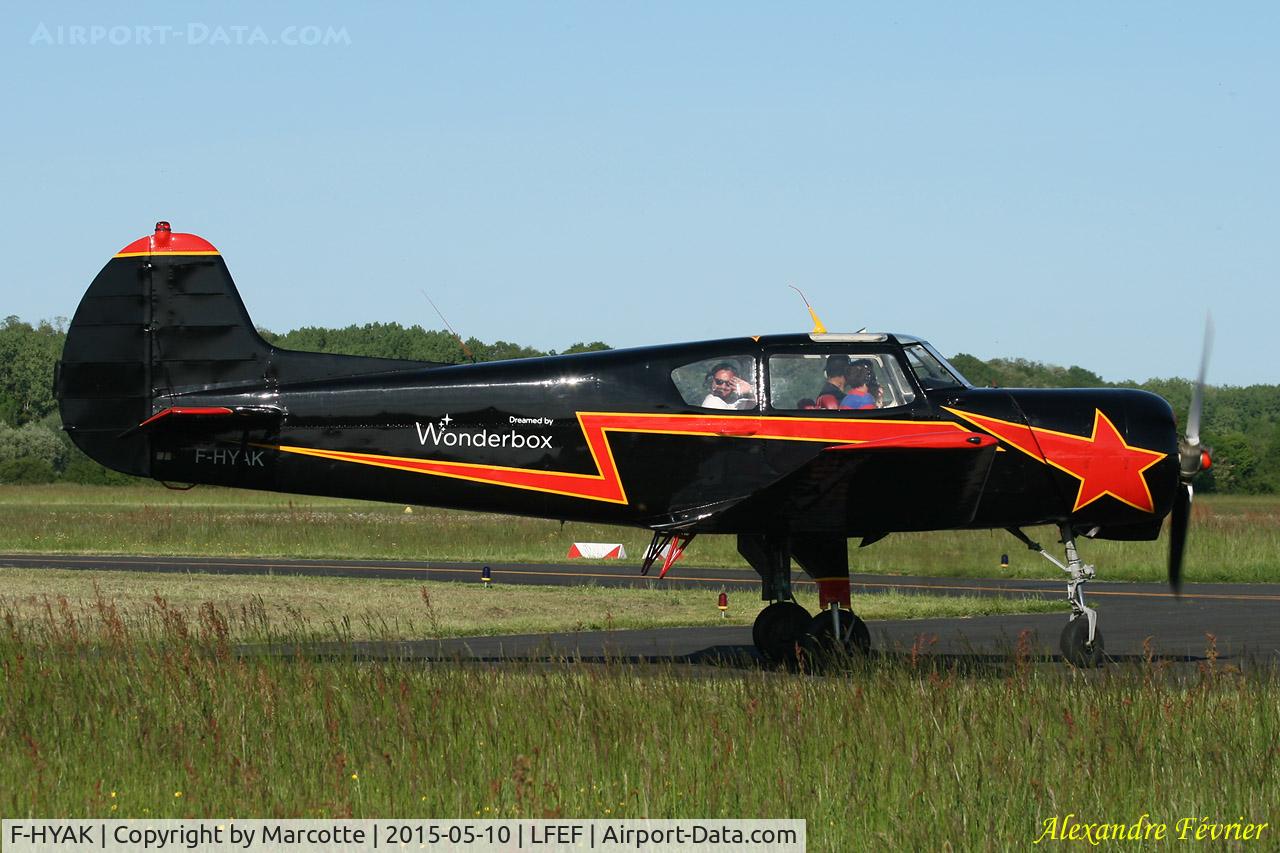 F-HYAK, 1980 Yakovlev Yak-18T C/N 22202034139, Taxiing.