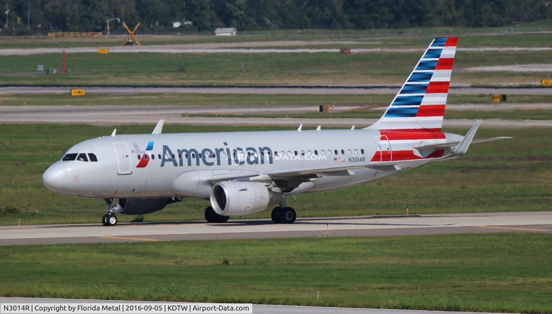 N3014R, 2013 Airbus A319-115 C/N 5842, American