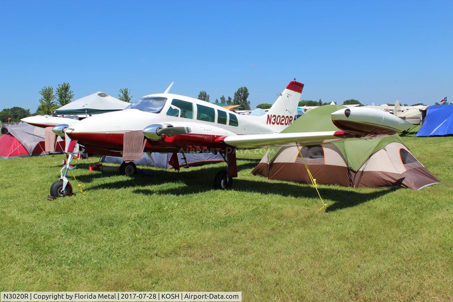 N3020R, 1962 Cessna 320A Skyknight C/N 320A0020, Cessna 320A