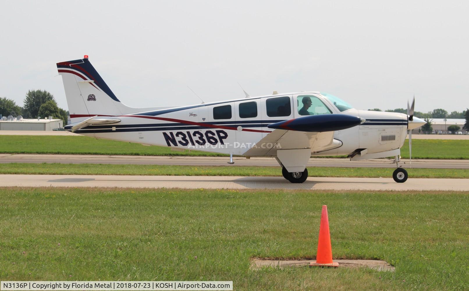 N3136P, 1987 Beech A36 Bonanza 36 C/N E-2380, A36 Bonanza