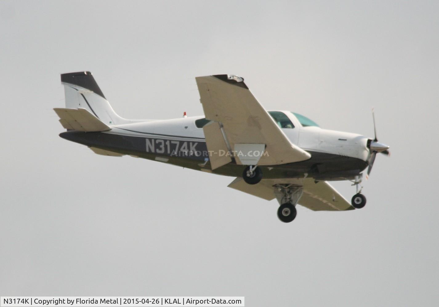 N3174K, 1988 Beech F33A Bonanza C/N CE-1265, Beech F33A