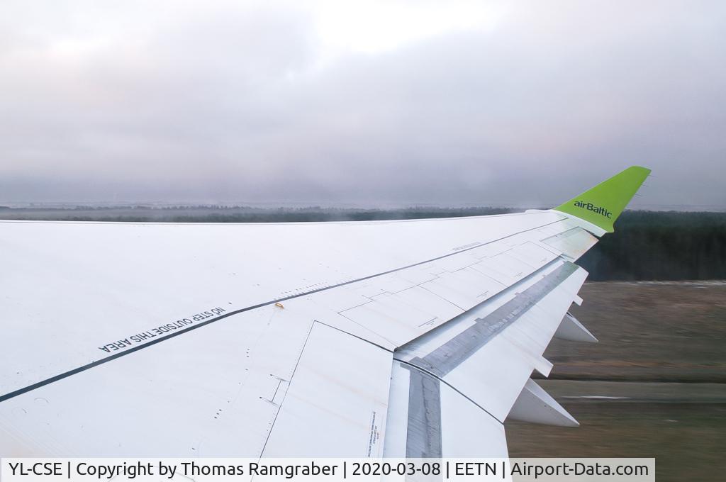 YL-CSE, 2017 Bombardier CSeries CS300 (BD-500-1A11) C/N 55007, Air Baltic Airbus A220-300