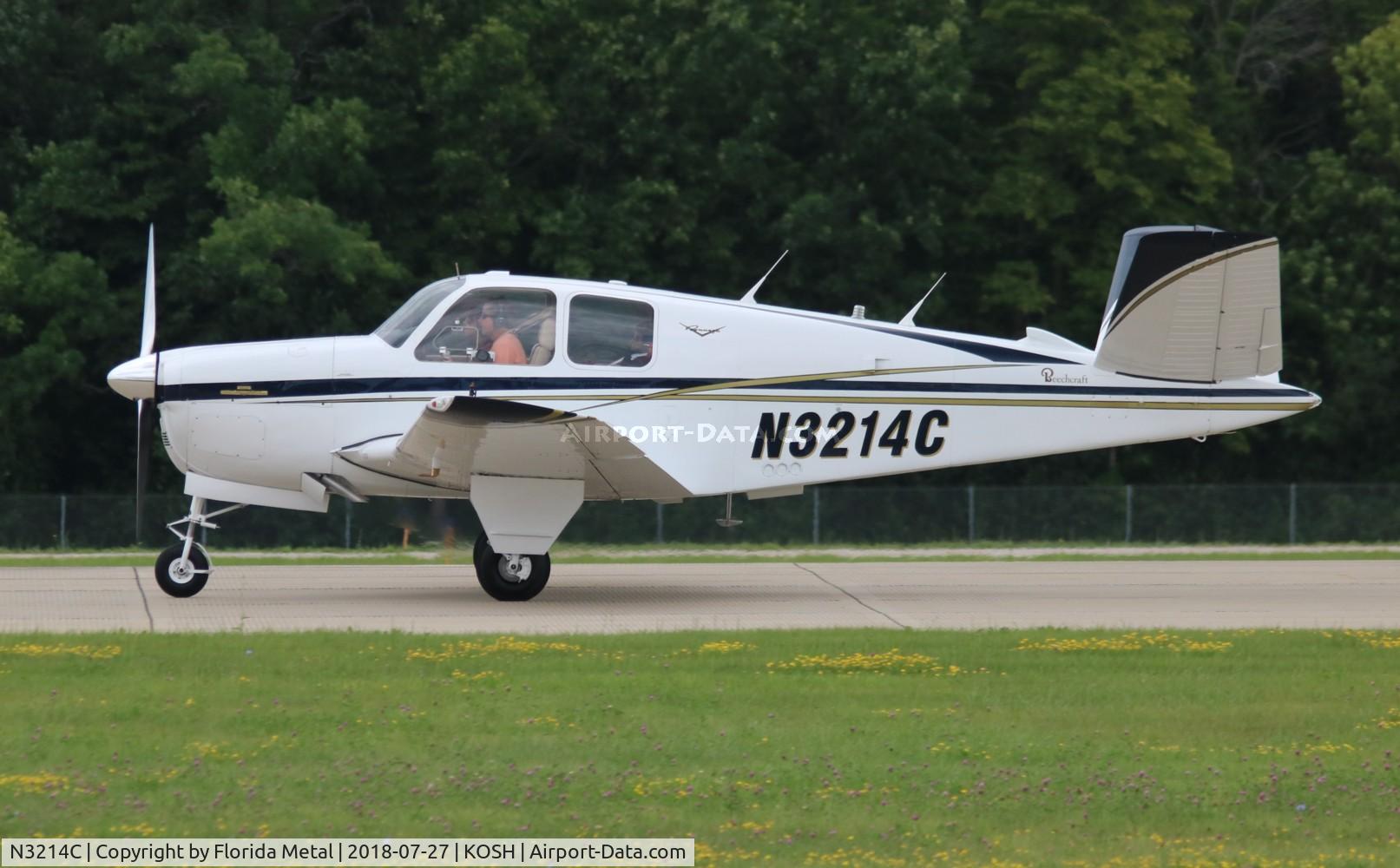 N3214C, 1954 Beech E35 C/N D-3878, Bonanza 35