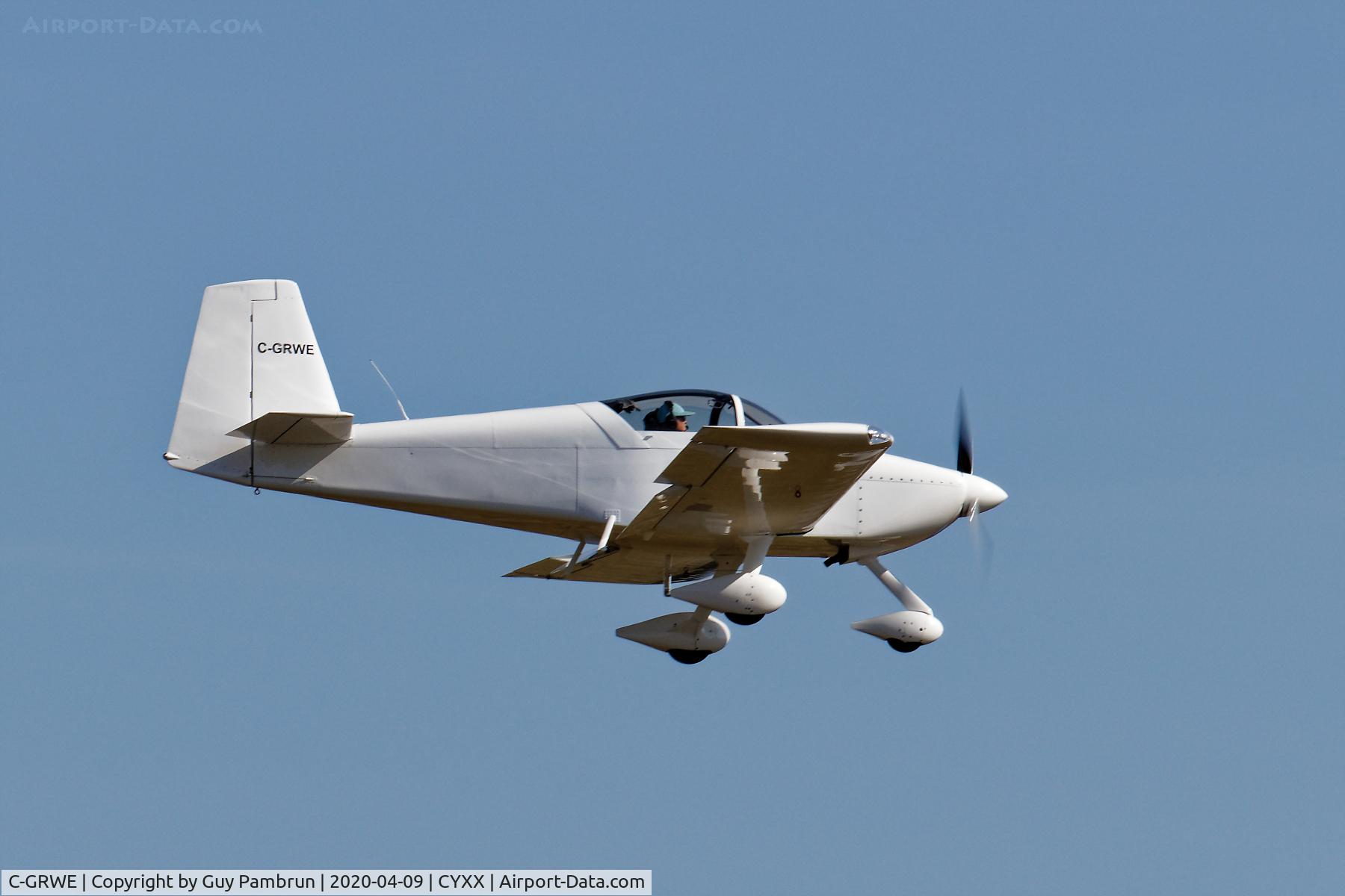 C-GRWE, 2017 Vans RV-7A C/N 73372, Landing on 19