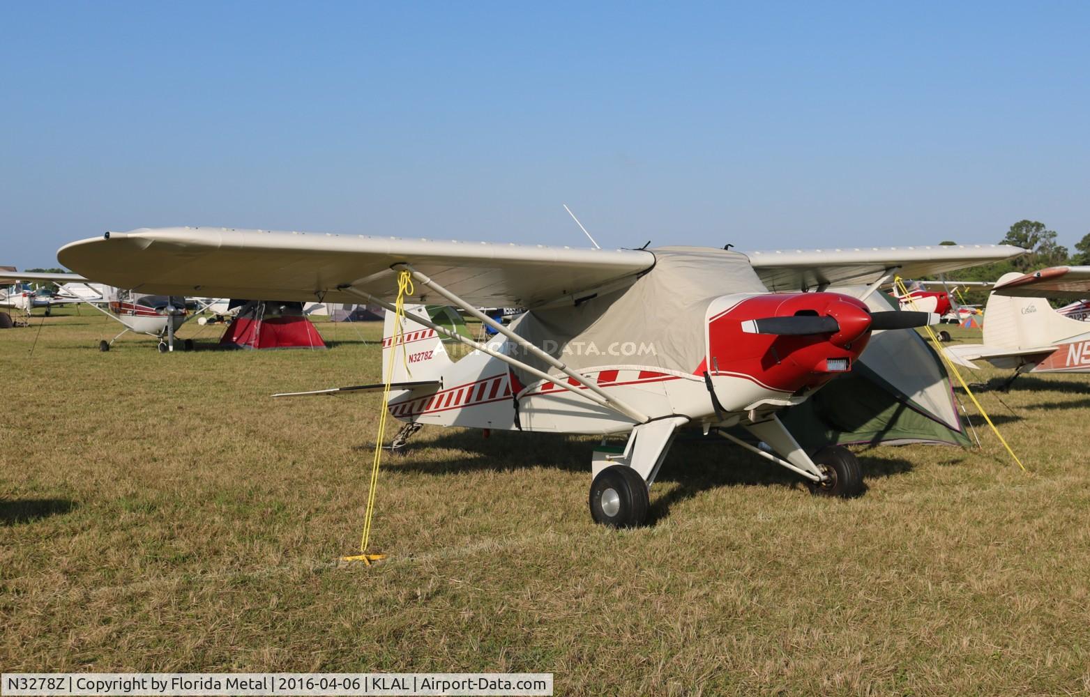 N3278Z, 1960 Piper PA-22-150 C/N 22-7230, PA-22