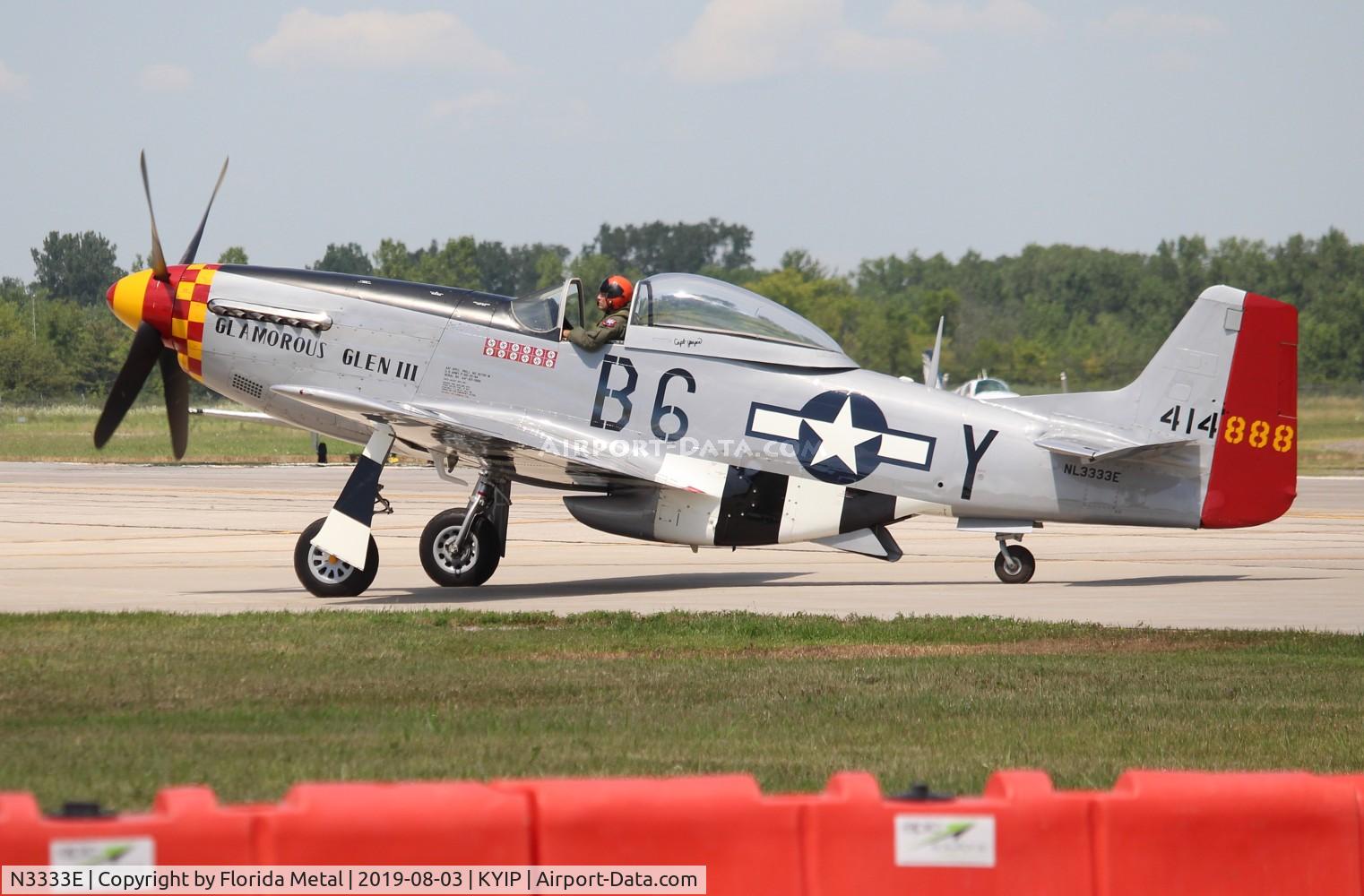 N3333E, 1944 North American/aero Classics P-51D C/N 122-51619, Glamorous Glen III