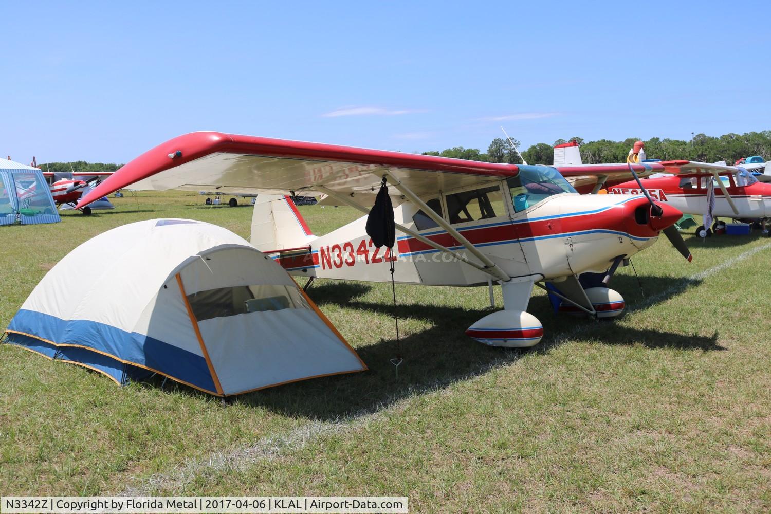 N3342Z, 1960 Piper PA-22-150 Tri-Pacer C/N 22-7282, PA-22