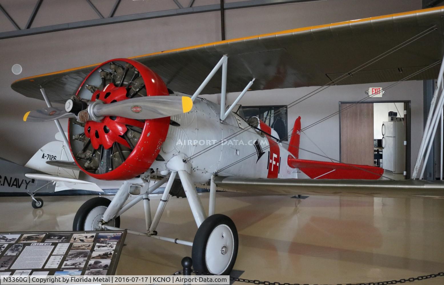 N3360G, 1932 Boeing P-12E C/N 32-17, P-12E