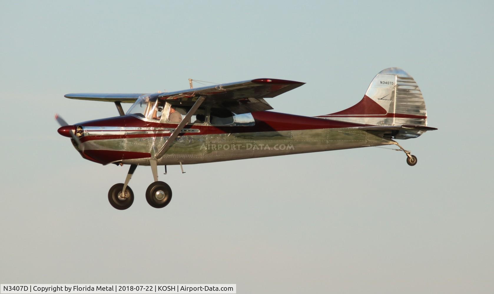 N3407D, 1955 Cessna 170B C/N 26950, Cessna 170B