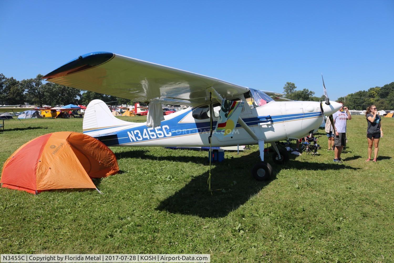 N3455C, 1954 Cessna 170B C/N 26498, Cessna 170B