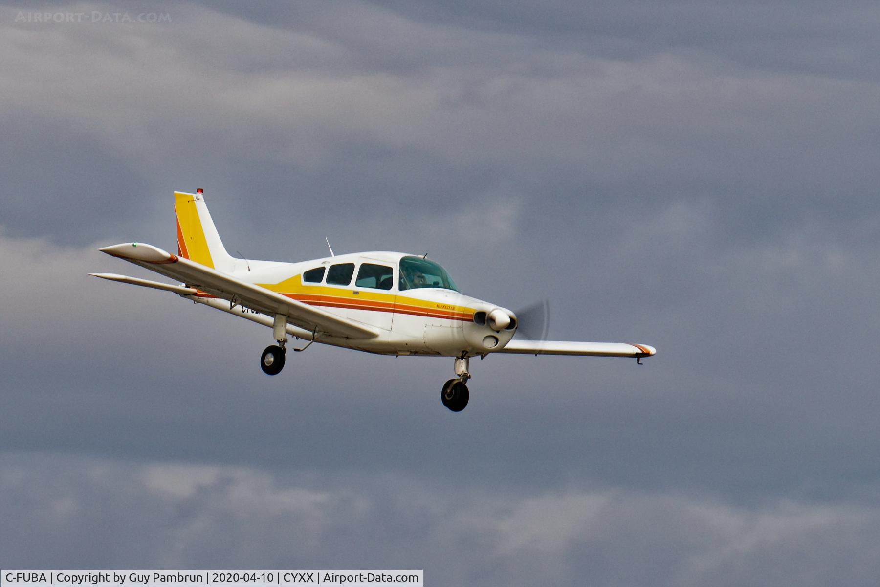 C-FUBA, 1969 Beech B23 Musketeer C/N M-1190, Landing on 19