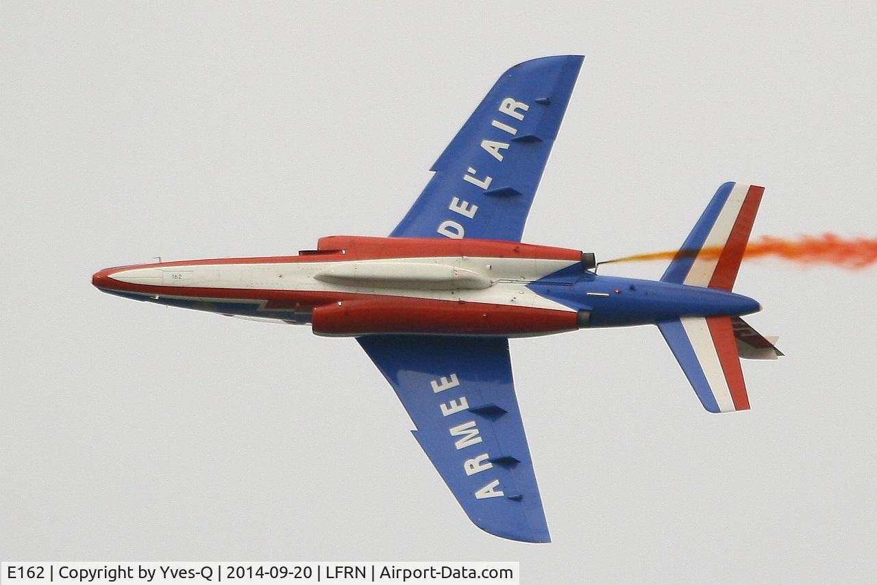 E162, Dassault-Dornier Alpha Jet E C/N E162, Dassault-Dornier Alpha Jet E (F-TERJ), Athos 5 of Patrouille de France 2014, On display, Rennes-St Jacques airport (LFRN-RNS) Air show 2014