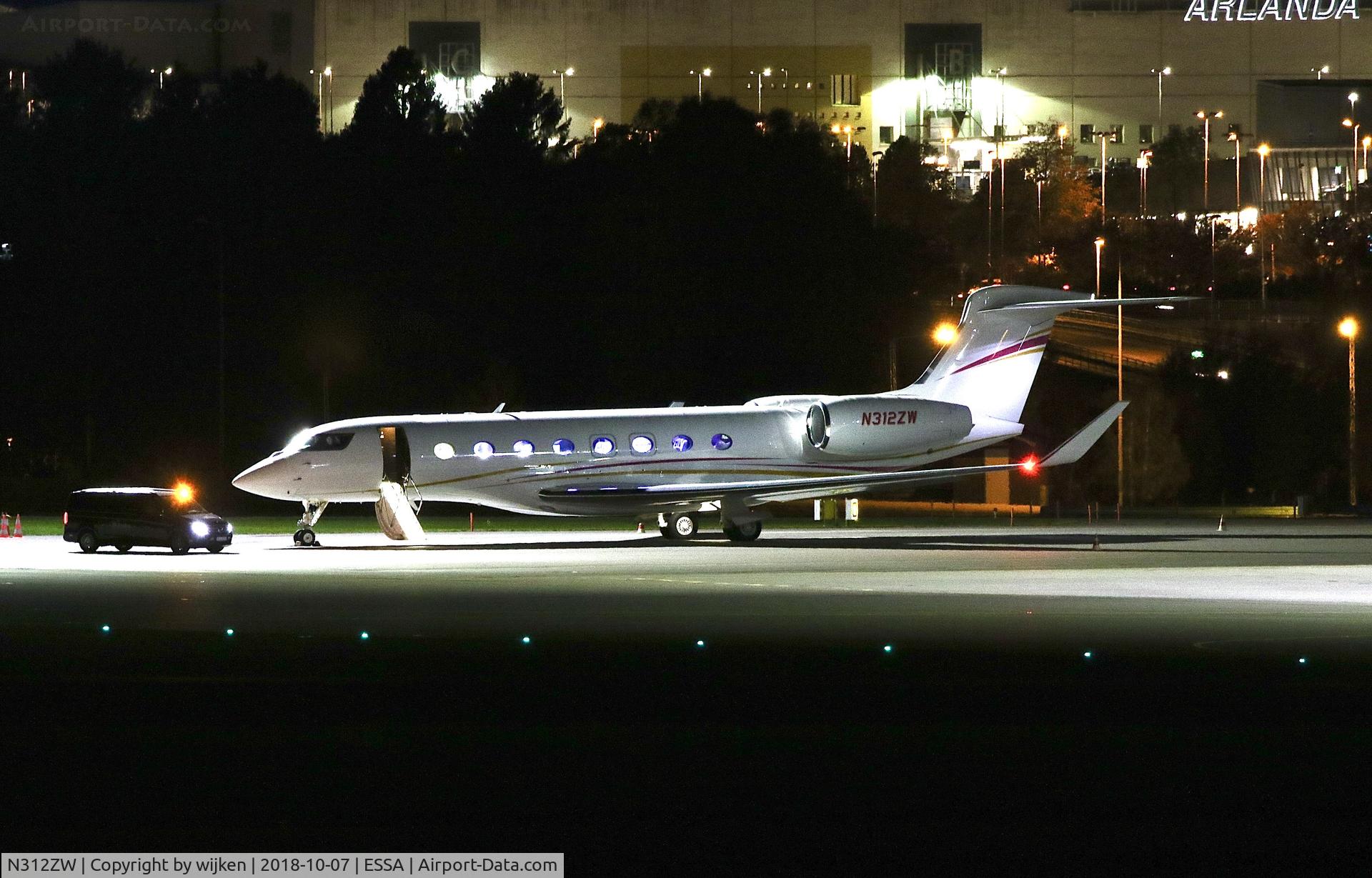 N312ZW, 2017 Gulfstream G-VI (G650ER) C/N 6256, Ramp M