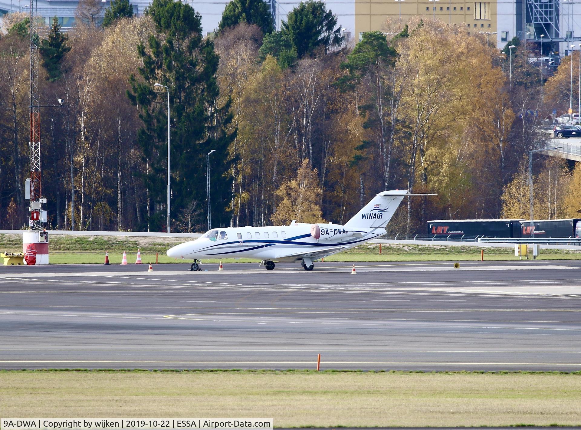 9A-DWA, 2008 Cessna 525A CitationJet CJ2+ C/N 525A-0412, Ramp M