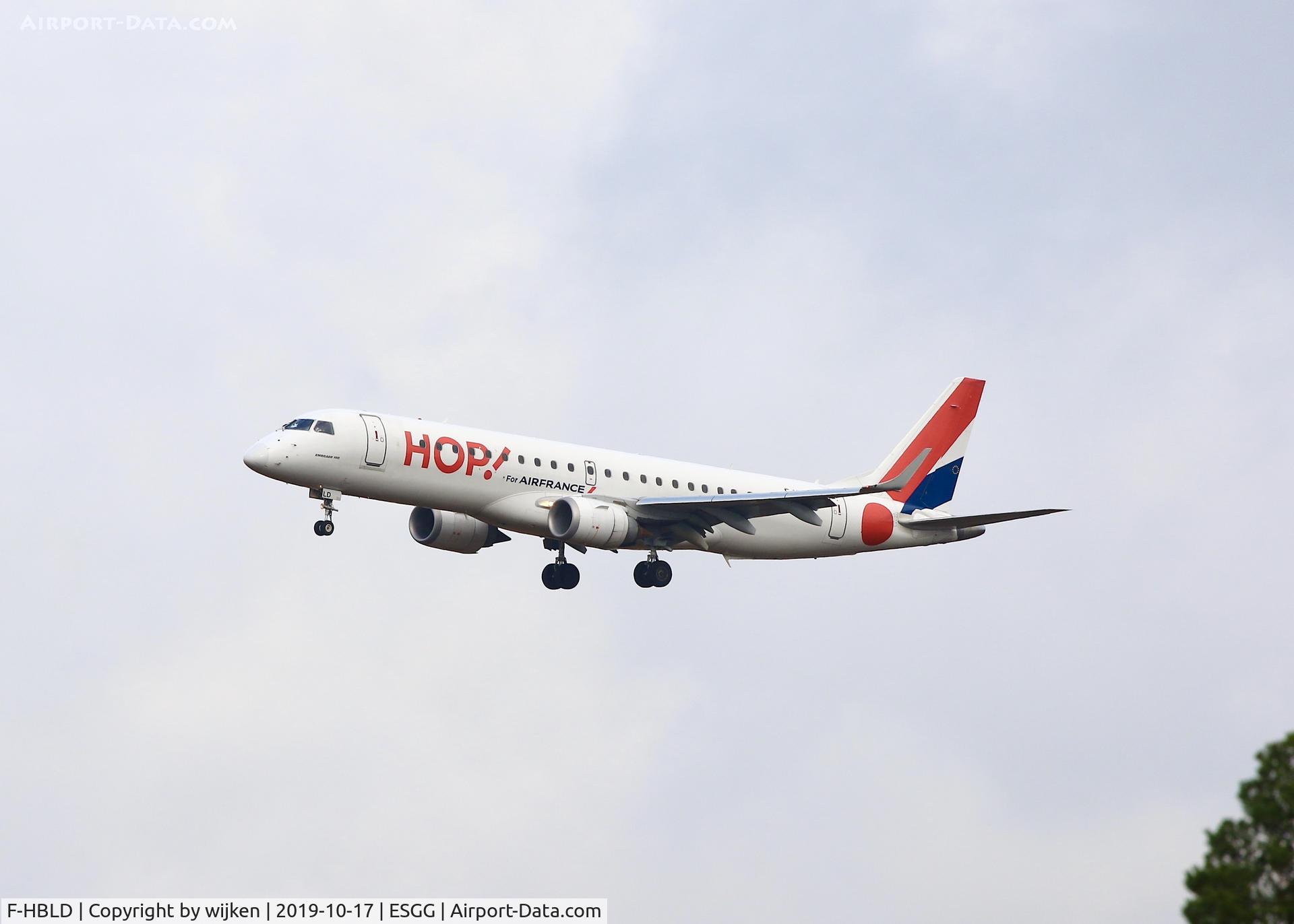 F-HBLD, 2007 Embraer 190LR (ERJ-190-100LR) C/N 19000113, RWY 21