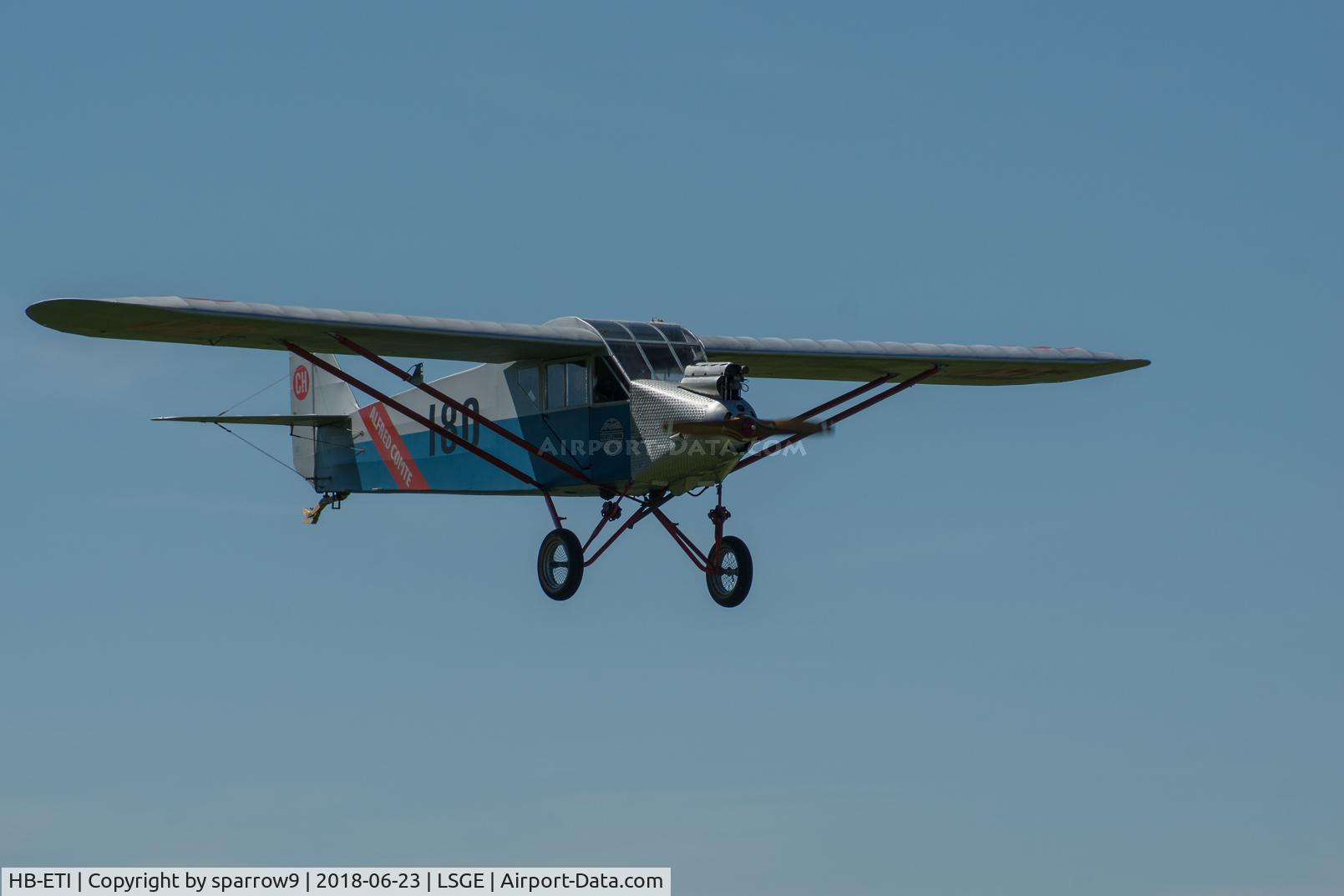 HB-ETI, 1929 Comte AC-4 Gentleman C/N 15, At RIO Ecuvillens
