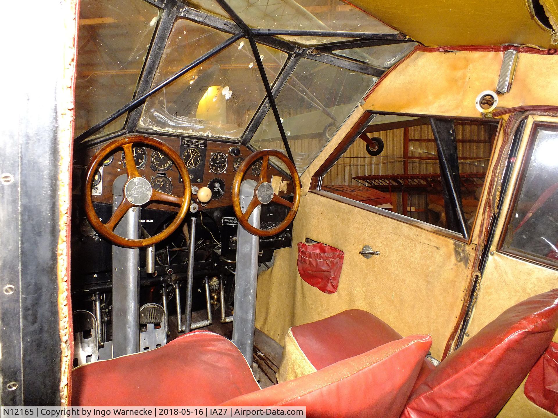 N12165, 1931 Stinson JR. S C/N 8074, Stinson Junior S at the Airpower Museum at Antique Airfield, Blakesburg/Ottumwa IA  #c