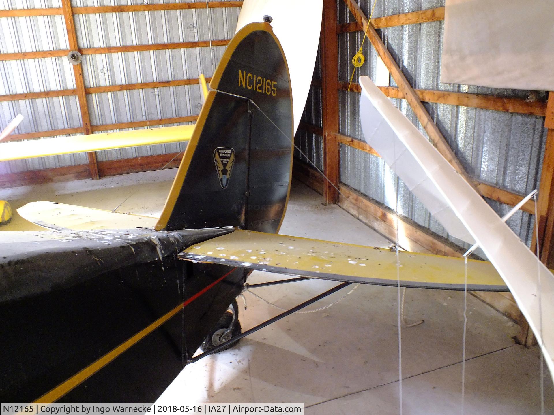 N12165, 1931 Stinson JR. S C/N 8074, Stinson Junior S at the Airpower Museum at Antique Airfield, Blakesburg/Ottumwa IA