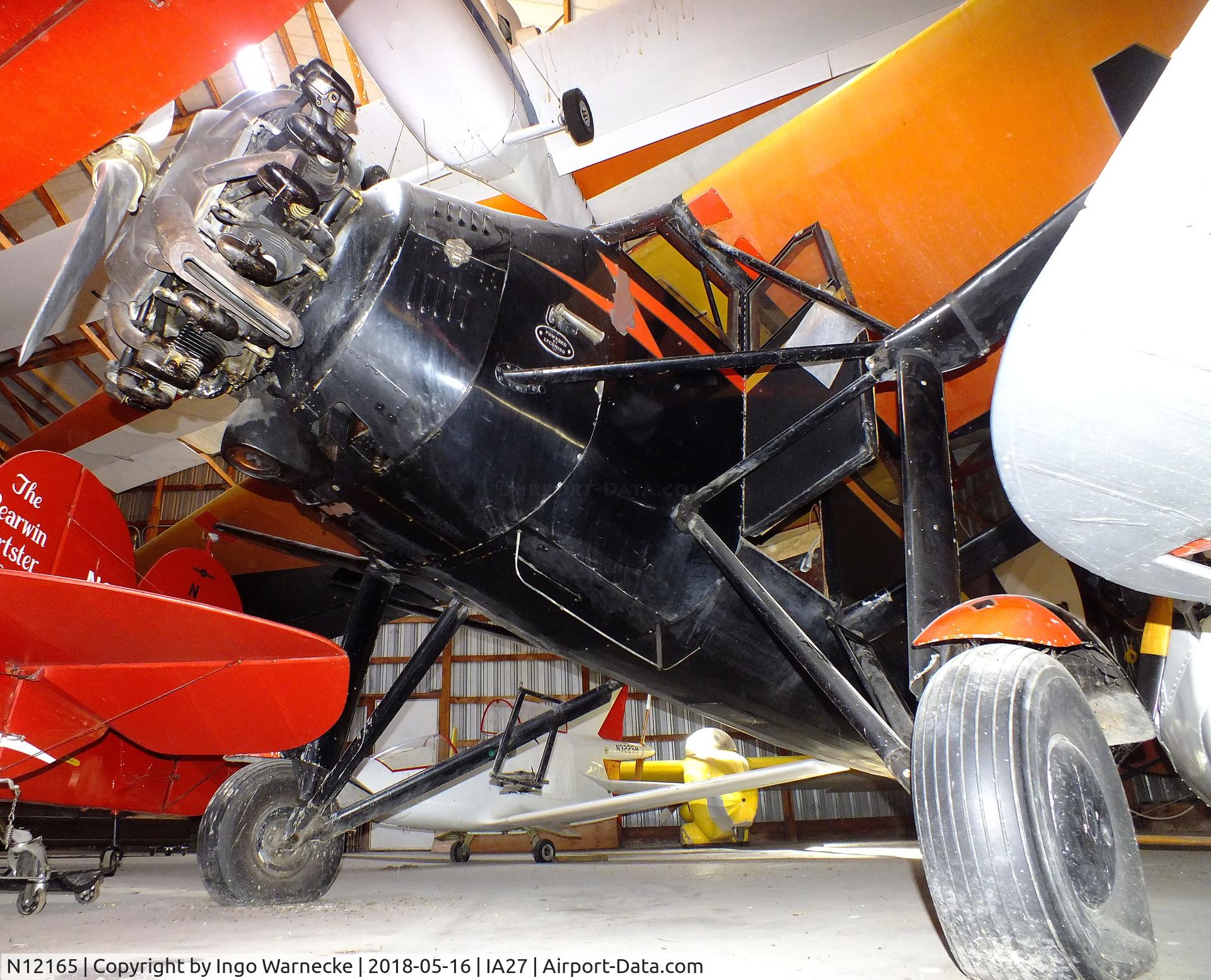 N12165, 1931 Stinson JR. S C/N 8074, Stinson Junior S at the Airpower Museum at Antique Airfield, Blakesburg/Ottumwa IA