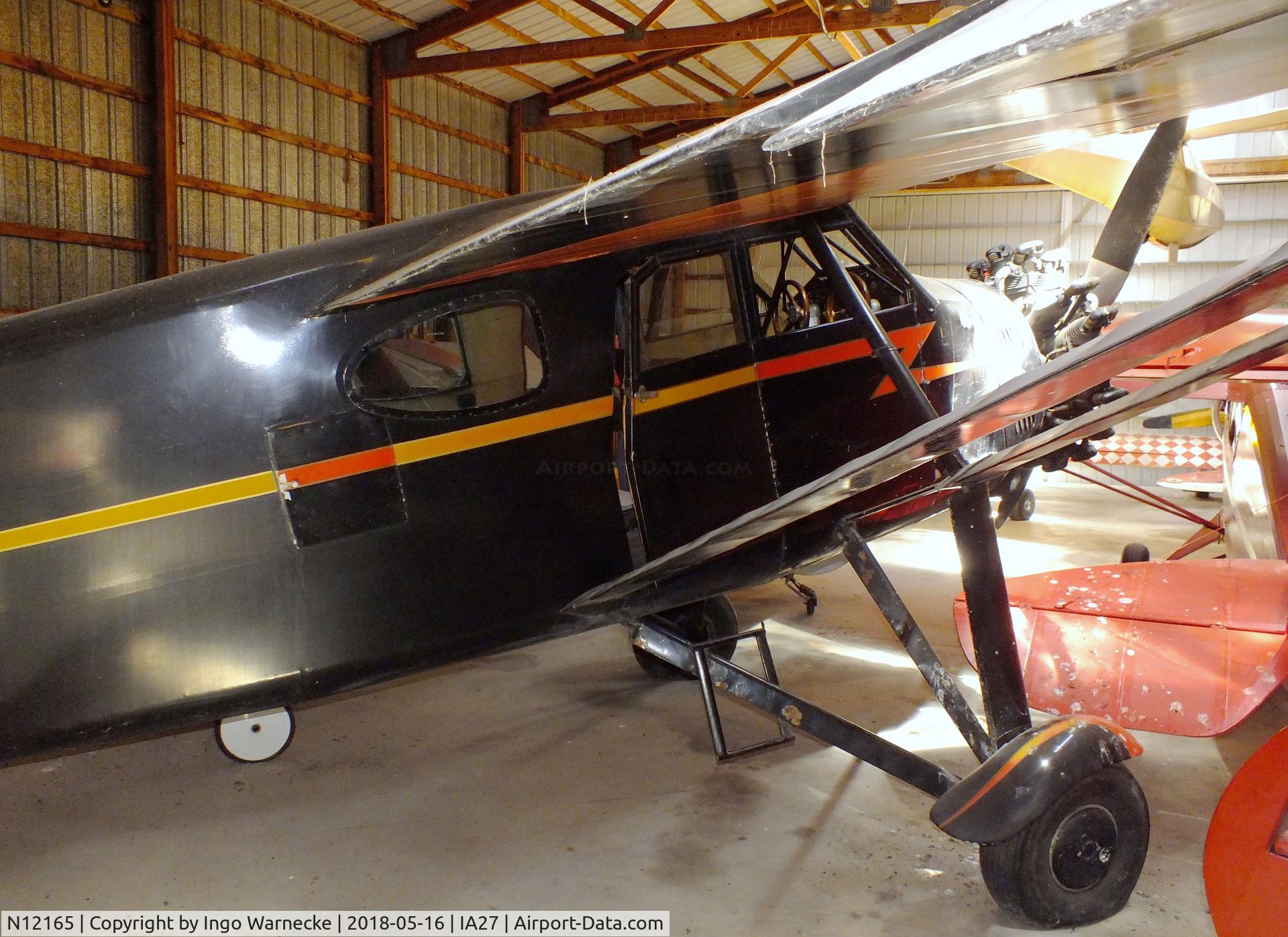 N12165, 1931 Stinson JR. S C/N 8074, Stinson Junior S at the Airpower Museum at Antique Airfield, Blakesburg/Ottumwa IA