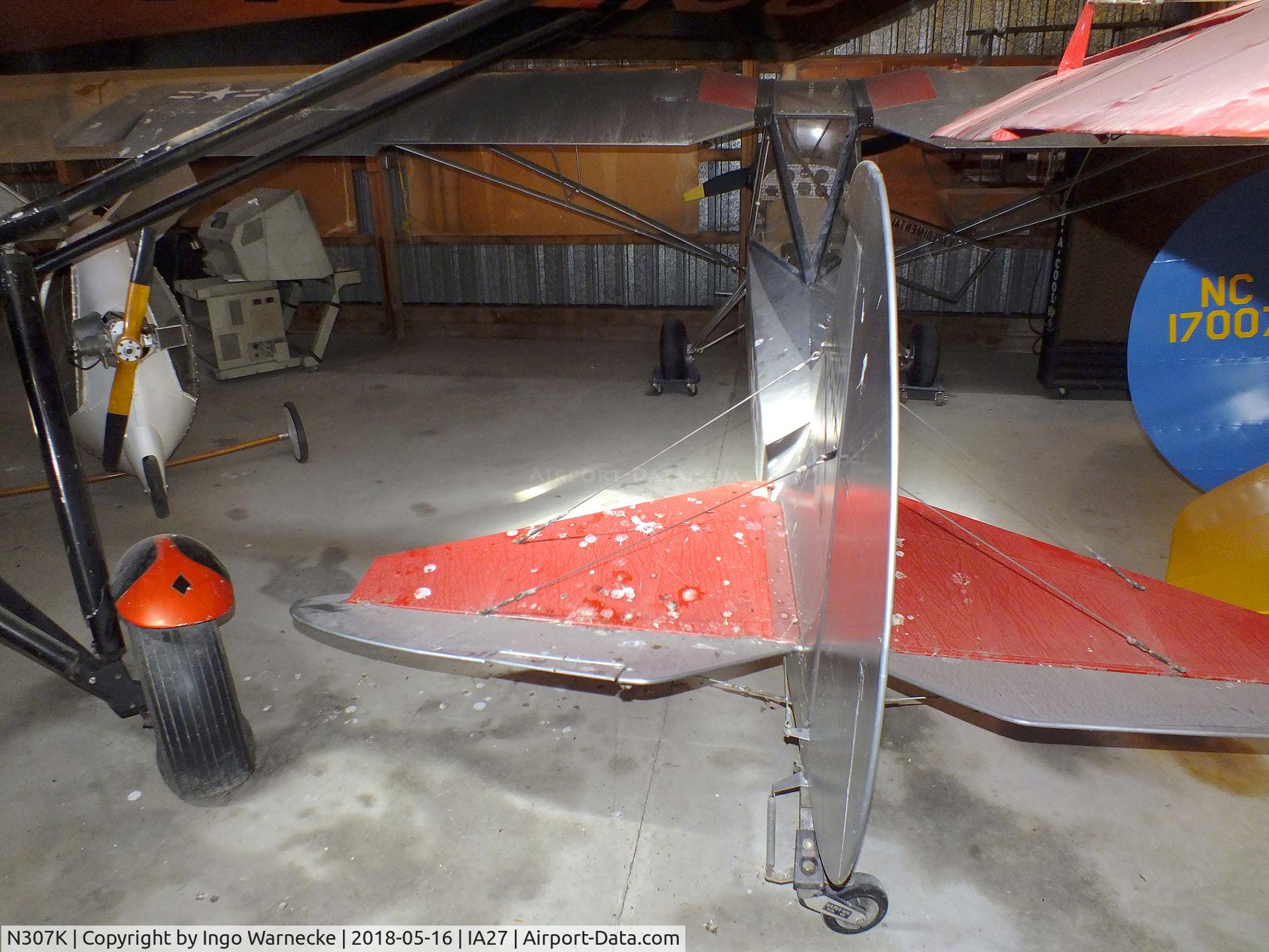 N307K, 1999 Bounsall Super Prospector C/N BSP29NS12, Bounsall (Hill R I/Hill R J Jr.) Super Prospector at the Airpower Museum at Antique Airfield, Blakesburg/Ottumwa IA