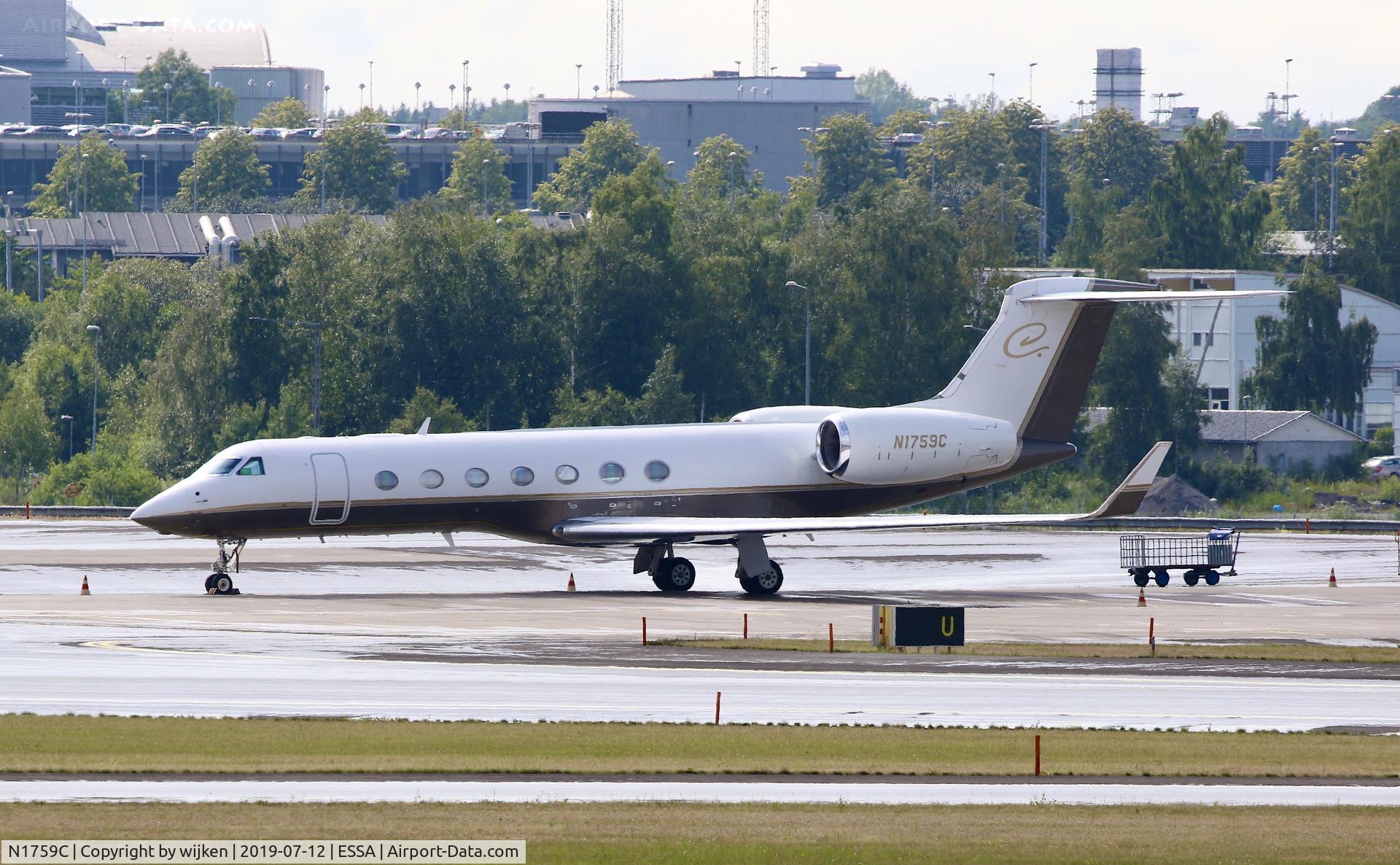 N1759C, 2006 Gulfstream Aerospace GV-SP (G550) C/N 5128, Ramp M