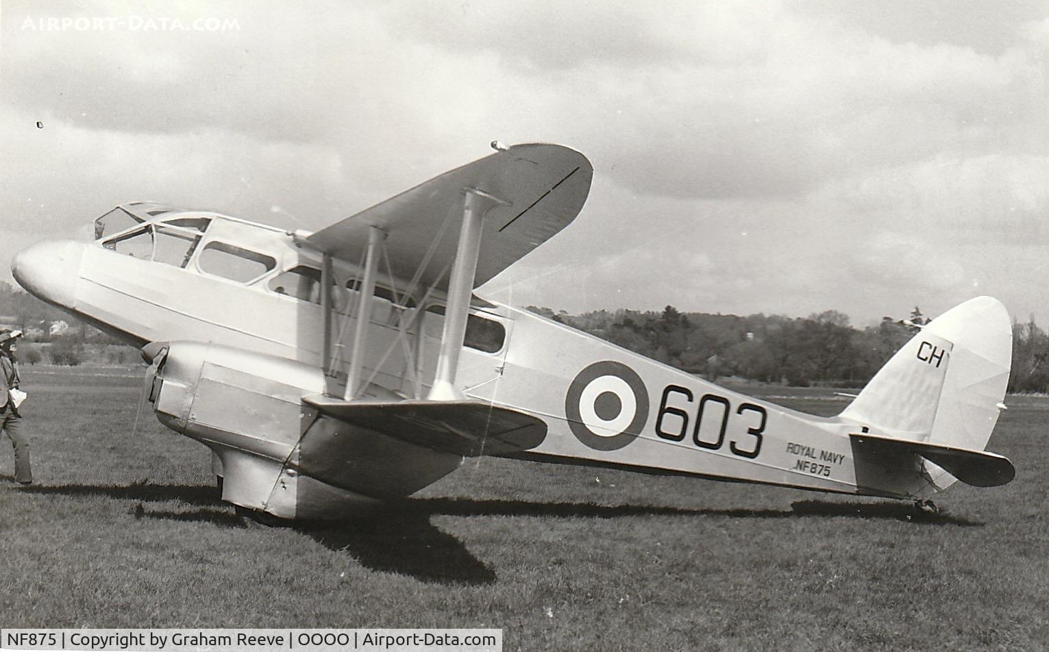 NF875, 1944 De Havilland DH-89A Dominie/Dragon Rapide C/N 6746, No information available as picture bought at car boot sale.