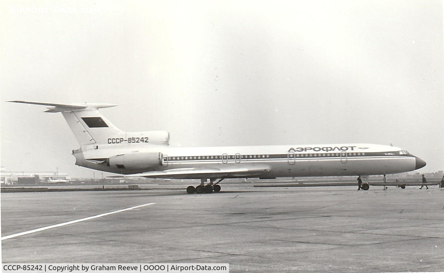 CCCP-85242, Tupolev TU-154B C/N 77A242, No information available as picture bought at car boot sale.