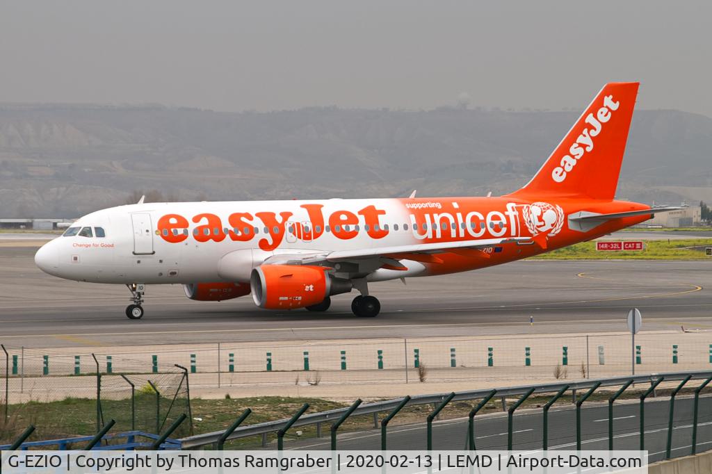 G-EZIO, 2005 Airbus A319-111 C/N 2512, easyJet Airline Airbus A319